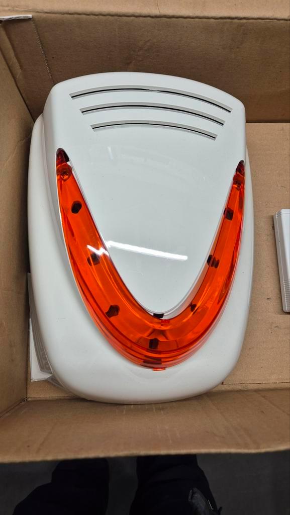 AS620 Sirene Flitser Alarmsysteem Draadloos, Doe-het-zelf en Verbouw, Alarmsystemen, Gebruikt, Overige typen, Overige soorten