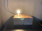 Leuke industriele tafellamp met lichtbron, Ophalen of Verzenden, Zo goed als nieuw, Minder dan 50 cm, Industrieel