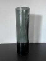 Luxury vaas/windlicht Tube Smoke Grey XL 50 cm Nieuw!, Overige kleuren, 50 tot 75 cm, Nieuw, Ophalen of Verzenden
