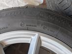 BMW X1 alu velgen incl zomerbanden in goede staat 225/55/R17, Auto-onderdelen, Banden en Velgen, Gebruikt, Banden en Velgen, 17 inch