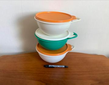 Tupperware 3 Superkommen Mengkommen Inhoud 1.4 Liter. beschikbaar voor biedingen