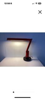 Vintage Rode Fagerhult Rode Bureaulamp Lucifer Zweden, Huis en Inrichting, Lampen | Tafellampen, D, Kunststof, Gebruikt, 50 tot 75 cm