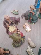 kerststal vintage gips, Diversen, Kerst, Ophalen of Verzenden, Gebruikt