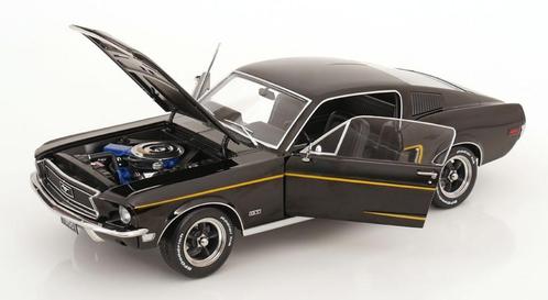 1:12 Ford Mustang GT Fastback – 1968 – Zwart NIEUW!, Hobby en Vrije tijd, Modelauto's | 1:5 tot 1:12, Nieuw, Auto, 1:9 t/m 1:12