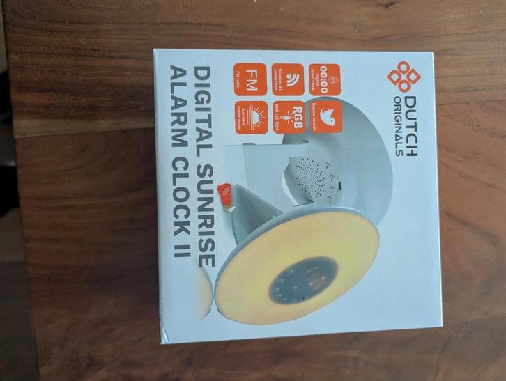 Dutch Originals wake up light, Witgoed en Apparatuur, Wekkers, Nieuw, Digitaal, Ophalen of Verzenden