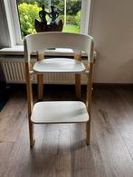 Stokke steps kinderstoel wit, Ophalen of Verzenden, Gebruikt, Meegroeistoel