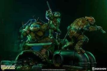 Sideshow TMNT Leonardo Donatello Michelangelo EXCLUSIVE