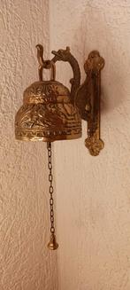 ZWARE KLOOSTER BEL MET DRAKENKOP BEUGEL  - LEO KALKOER  AONY, Ophalen of Verzenden