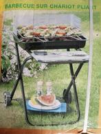 Houtskoolbarbecue voor buiten, 54 x 38 cm, roestvrij staal, Ophalen of Verzenden, Nieuw, Met accessoires
