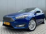 Ford Focus 1.0 Ecoboost Titanium 5 deurs beurt/nwe APK, Auto's, 65 €/maand, Zwart, Blauw, Origineel Nederlands