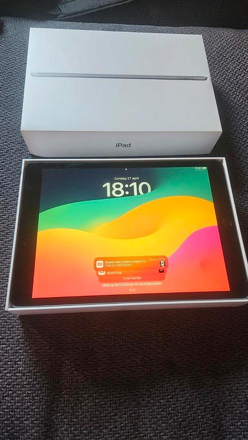 iPad 9e generatie 10.2 inch, Computers en Software, Apple iPads, Zo goed als nieuw, Apple iPad, 10 inch, 64 GB, Grijs, Ophalen of Verzenden