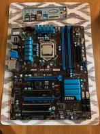 MSI Z77A-G43 Moederbord + Intel I5 Processor, Computers en Software, Moederborden, Ophalen of Verzenden, Gebruikt, Intel, DDR3