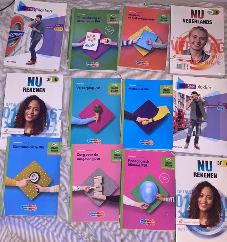 MBO schoolboeken zorg & welzijn / pedagogisch werk compleet, Boeken, Schoolboeken, Nieuw, Overige vakken, Overige niveaus, Ophalen of Verzenden