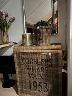 Riviera maison cobblers mand, Ophalen, Zo goed als nieuw, Rond, Riet