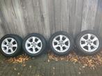 Audi A4 lichtmetalen velgen met winterbanden, Gebruikt, 16 inch, Banden en Velgen, 235 mm