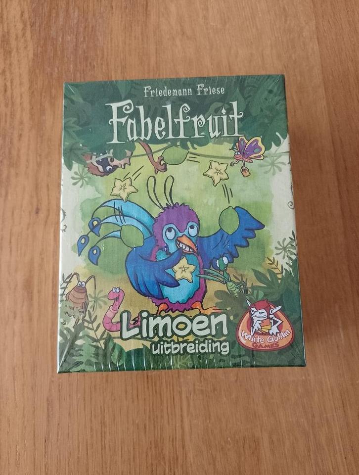 Fabelfruit limoen uitbreiding white goblin games fabel fruit, Hobby en Vrije tijd, Gezelschapsspellen | Bordspellen, Nieuw, Een of twee spelers