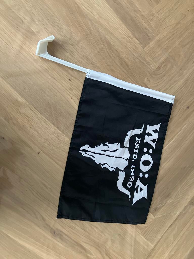 Wacken Open Air vlaggetje voor bevestiging autoraam portier., Ophalen of Verzenden, Zo goed als nieuw