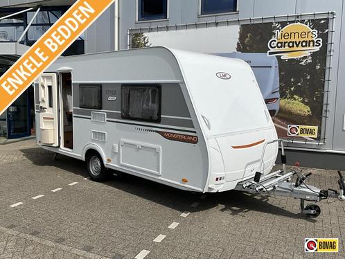 LMC Style 450 E VOORTENT-ENKELE BEDDEN-MO, Caravans en Kamperen, Caravans, Bedrijf, tot en met 3, 1000 - 1250 kg, Standaardzit