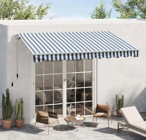 Knikarm Zonnescherm – Aluminium 350 X 300 cm, Tuin en Terras, Zonneschermen, Nieuw, Knikarmscherm, 250 cm tot 450 cm, Ophalen