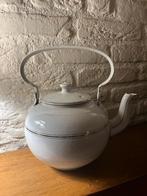 Gave witte emaille chocoladeketel, Ophalen of Verzenden