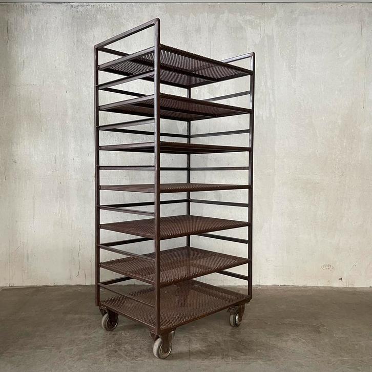 Oude bakkerskar, broodkar, stellingkast, stelling, kast, Antiek en Kunst, Curiosa en Brocante, Ophalen