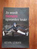 Kevin Leman - Zo wordt tieners opvoeden leuk!, Boeken, Zwangerschap en Opvoeding, Ophalen of Verzenden, Zo goed als nieuw, Kevin Leman