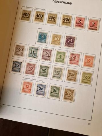 Postzegels Duitse Rijk B beschikbaar voor biedingen