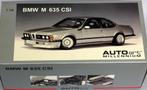 1:18 - Autoart  BMW M 635 CSI SILVER 1/18, Hobby en Vrije tijd, Ophalen of Verzenden, Zo goed als nieuw, Auto, Autoart