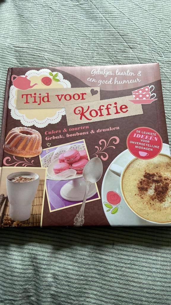 Tijd voor koffie, Boeken, Kookboeken, Zo goed als nieuw, Taart, Gebak en Desserts, Europa, Ophalen of Verzenden