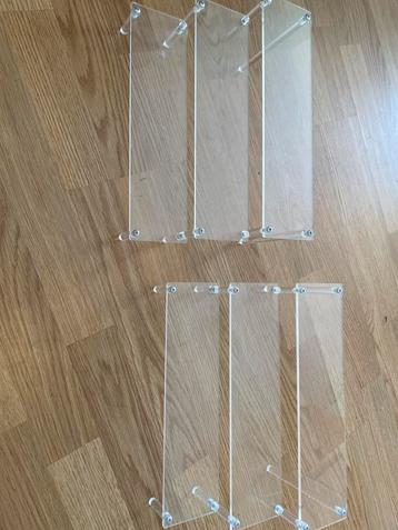 Vitrine Trapjes Acryl - 2 Stuks beschikbaar voor biedingen