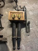 Antiek dubbele waterpomp koper, Antiek en Kunst, Ophalen