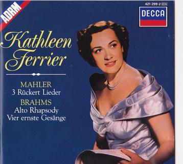Kathleen Ferrier - Mahler, Brahms (CD) beschikbaar voor biedingen