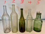 Verschillende antieke flessen (nr 4 is verkocht), Antiek en Kunst, Antiek | Glas en Kristal, Ophalen