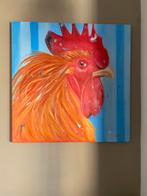 Schilderij haan, Antiek en Kunst, Kunst | Schilderijen | Abstract, Ophalen of Verzenden