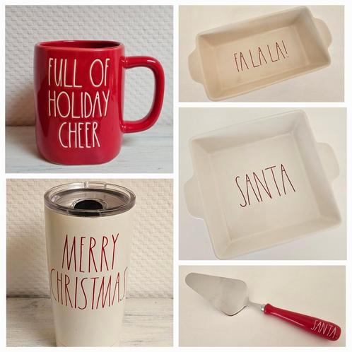 Rae dunn Kerst items., Huis en Inrichting, Keuken | Servies, Zo goed als nieuw, Schaal of Schalen, Overige stijlen, Ophalen of Verzenden