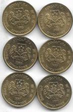 5  cent   div. jaren  Singapoer. km. 50 ( 0,10 p. st. ), Ophalen of Verzenden, Zuidoost-Azië, Losse munt