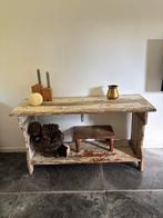 Side table vintage, Huis en Inrichting, Tafels | Sidetables, Ophalen, Gebruikt, 100 tot 150 cm, Grenenhout