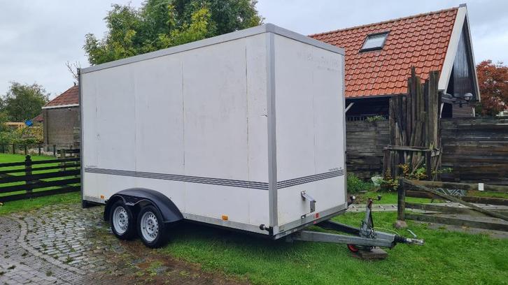 HUMBAUR HT20 GESLOTEN AANHANGER, Auto diversen, Aanhangers en Bagagewagens, Gebruikt, Ophalen