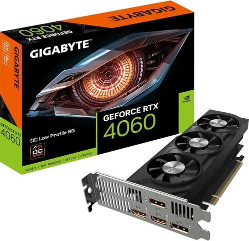 RTX 4060 OC Low Profile, Computers en Software, Videokaarten, Nieuw, Nvidia, PCI-Express 4.0, GDDR6, HDMI, DisplayPort, Ophalen of Verzenden
