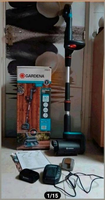 ✅️ NIEUW Gardena Multicleaner patiobrush Pro +GARANTIE+2accu beschikbaar voor biedingen