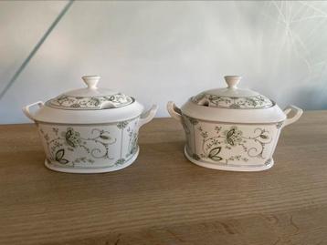 2 prachtige vintage dekschalen van Bavaria beschikbaar voor biedingen
