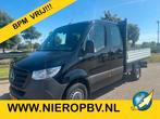 Mercedes-Benz Sprinter 317CDI Dubbelcabine Openlaadbak Airco, Auto's, Bestelauto's, Achterwielaandrijving, Gebruikt, Euro 6, 4 cilinders