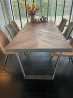 Mooie robuuste eettafel, Ophalen, Overige materialen, 200 cm of meer, 50 tot 100 cm