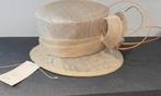 Maddox Hoed Ecru met Goud Detail, Maddox, Hoed, Nieuw, One size fits all