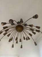 Vintage sputnik/spoetnik koperen lamp 1.20 doorsnee, Ophalen, Zo goed als nieuw