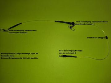 Powergum/feeder montage type 44 ook free-running 5st €14,00  beschikbaar voor biedingen