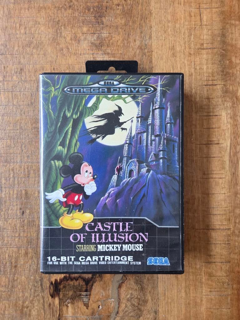 Castle of Illusion - Sega Mega Drive Klassieker!, Spelcomputers en Games, Gebruikt, 1 speler, Ophalen of Verzenden, Vanaf 3 jaar