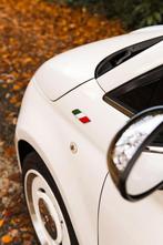 Fiat 500 C 0.9 TwinAir Anniversario | Cabrio | Uconnect 7”, Gebruikt, Cabriolet, Leder en Stof, Wit