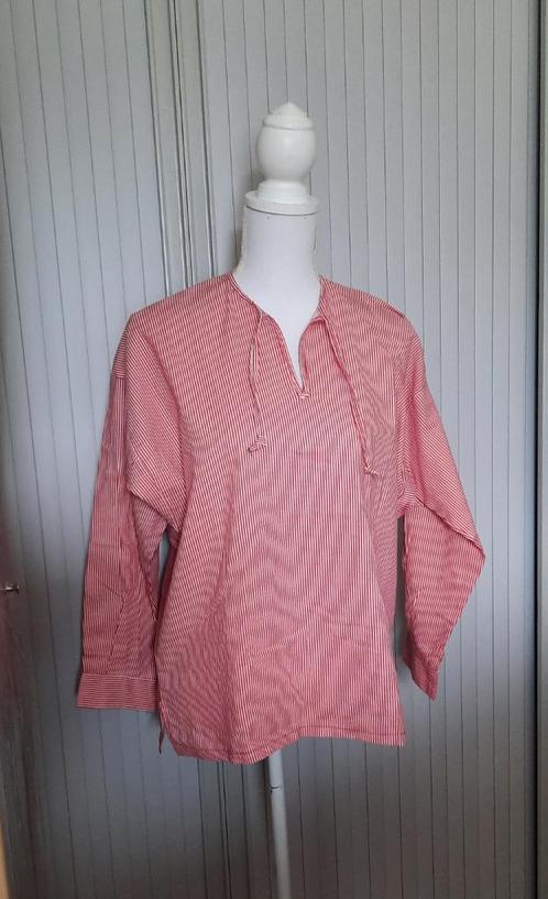CARNAVAL BOEREN KIEL 42 - 44 ROOD WIT GESTREEPT met HANDEN, Kleding | Dames, Carnavalskleding en Feestkleding, Gedragen, Kleding