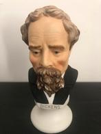 Keramiek / porselein buste Charles Dickens Lefton China - UK, Verzamelen, Ophalen of Verzenden, Zo goed als nieuw, Mens